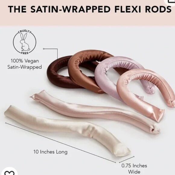 Kitsch satin wrapped flexi rods - Picture 2 of 7